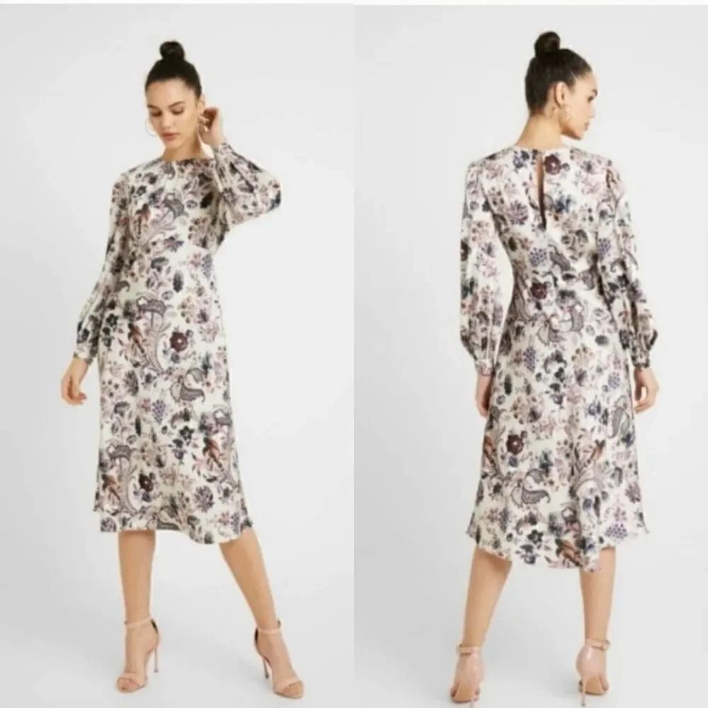 NWOT Ever new Melbourne floral satin dress